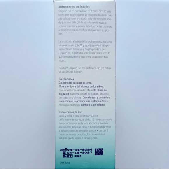 SILAGEN SILICONE GEL + SPF 30 TWIN PACK (Two 30g bottles per box) *Price Firm* - Picture 4 of 7